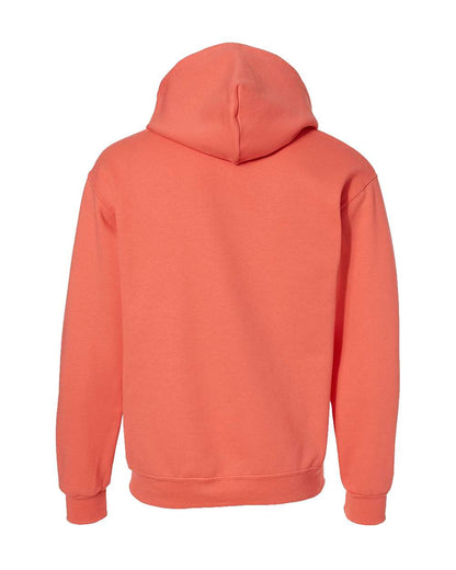 JERZEES NuBlend® Hooded Sweatshirt 996MR #color_Sunset Coral