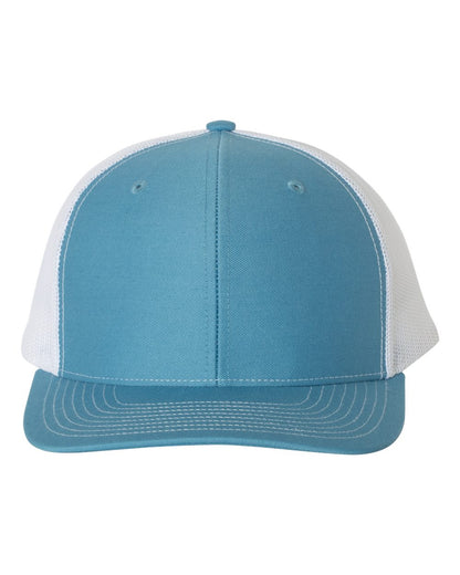 Richardson Snapback Trucker Cap 112 #color_Columbia Blue/ White