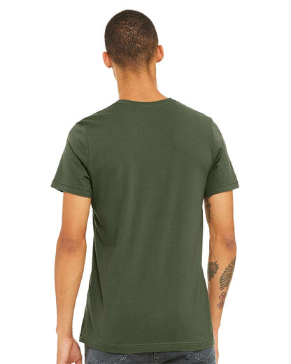 BELLA + CANVAS Jersey Tee 3001 #colormdl_Military Green