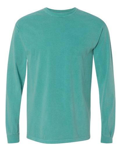 Comfort Colors Garment-Dyed Heavyweight Long Sleeve T-Shirt 6014 #color_Seafoam