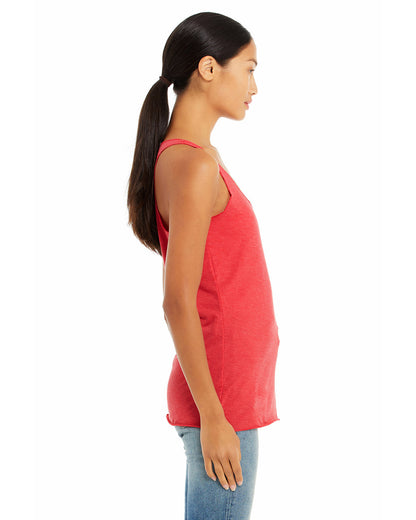 BELLA + CANVAS Ladies' Triblend Racerback Tank 8430 #color_RED TRIBLEND