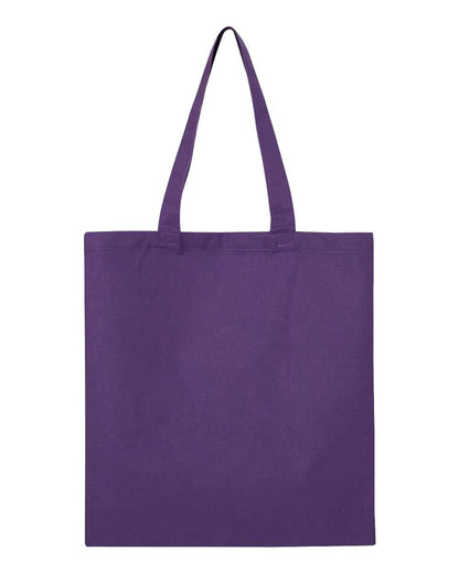 Q-Tees Economical Tote QTB #color_Purple