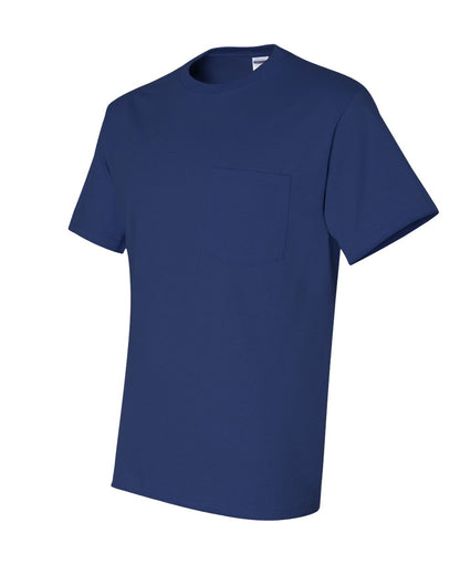 JERZEES Dri-Power® 50/50 Pocket T-Shirt 29MPR #color_Royal