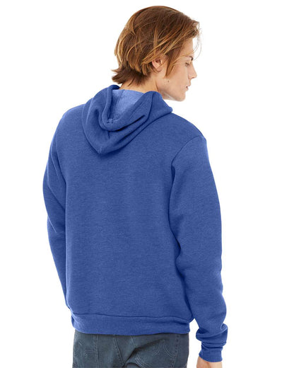 BELLA + CANVAS Sponge Fleece Hoodie 3719 #colormdl_Heather True Royal