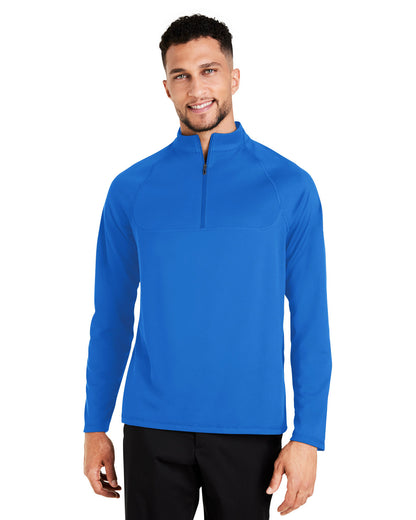 North End Men's Revive coolcore® Quarter-Zip NE410 #color_LT NAUTICAL BLUE