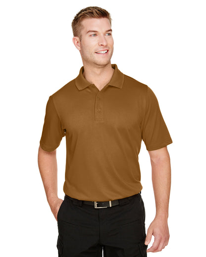 Harriton Men's Advantage Snag Protection Plus Polo M348 #color_DUCK BROWN