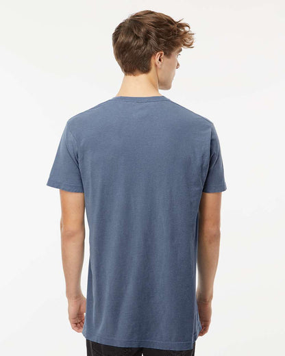 M&O Vintage Garment-Dyed T-Shirt 6500M #colormdl_Blue Jean