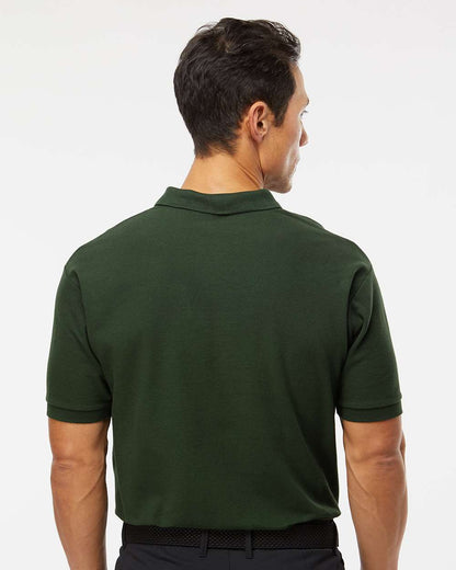 M&O Ring-Spun Piqué Polo 7002 #colormdl_New Forest Green