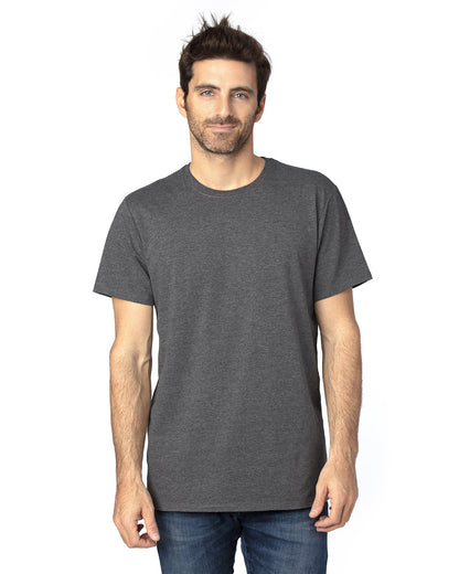 Threadfast Unisex Ultimate CVC T-Shirt 100A #color_CHARCOAL HEATHER