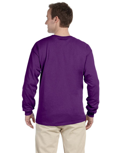 Gildan Adult Ultra Cotton® Long-Sleeve T-Shirt G240 #color_PURPLE