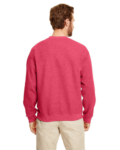 Gildan Adult Heavy Blend™ Fleece Crew G180 #color_HTH SPT SCRLT RD