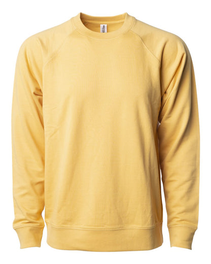 Independent Trading Co. Icon Lightweight Loopback Terry Crewneck Sweatshirt SS1000C #color_Harvest Gold