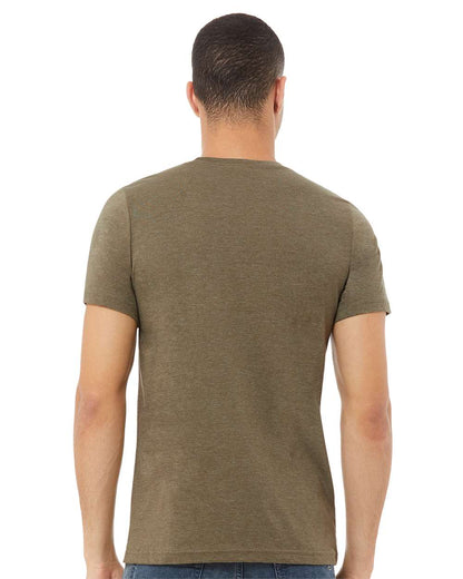 BELLA + CANVAS CVC Jersey Tee 3001CVC #colormdl_Heather Olive