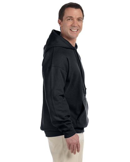 Gildan Adult DryBlend® Hooded Sweatshirt G125 #color_BLACK