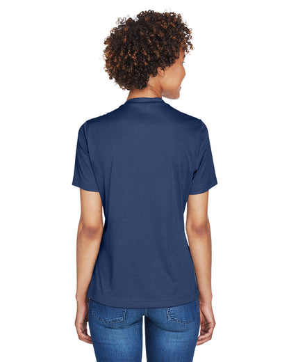 Team 365 Ladies' Sonic Heather Performance T-Shirt TT11HW #color_SP DRK NVY HTH