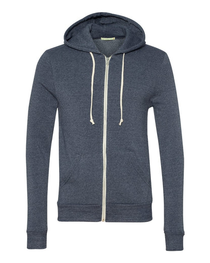 Alternative Rocky Eco-Fleece Full-Zip Hoodie 9590 #color_Eco True Navy