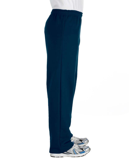 Gildan Adult Heavy Blend™ Adult Open-Bottom Sweatpant G184 #color_NAVY