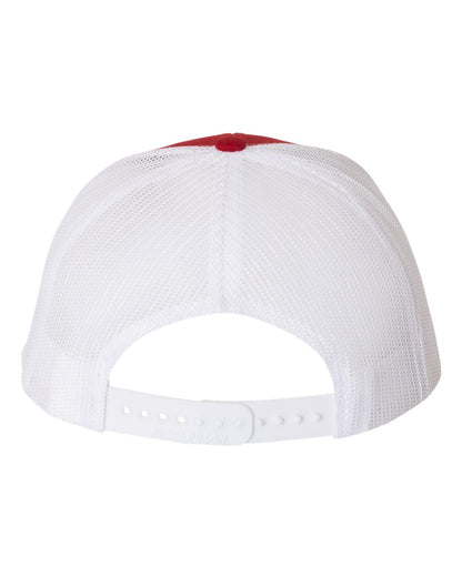 Richardson Snapback Trucker Cap 112 #color_Red/ White