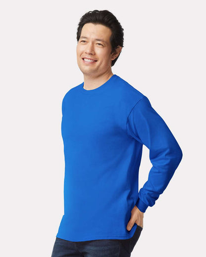 Gildan Ultra Cotton® Long Sleeve T-Shirt 2400 #colormdl_Royal