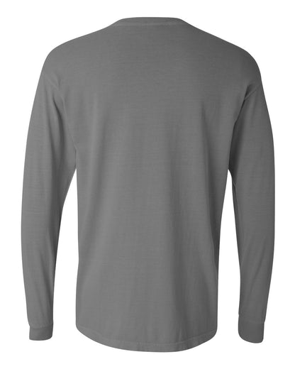 Comfort Colors Garment-Dyed Heavyweight Long Sleeve T-Shirt 6014 #color_Grey