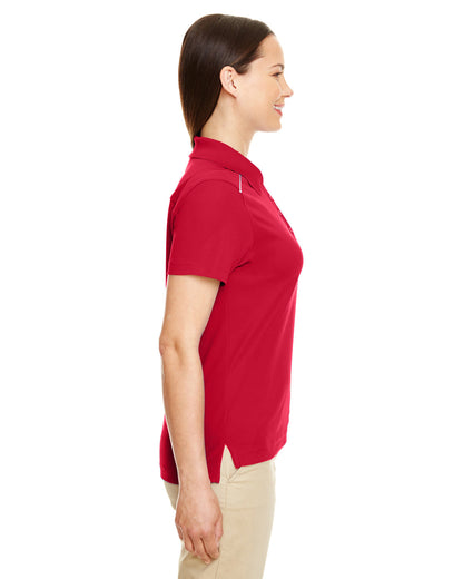 Core365 Ladies' Radiant Performance Piqué Polo with Reflective Piping 78181R #color_CLASSIC RED