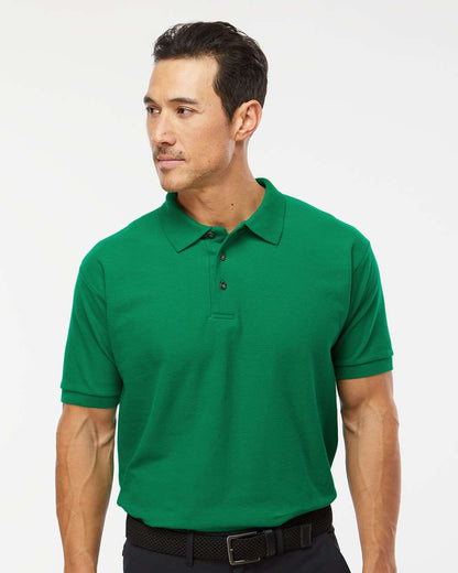 M&O Ring-Spun Piqué Polo 7002 #colormdl_Fine Kelly Green