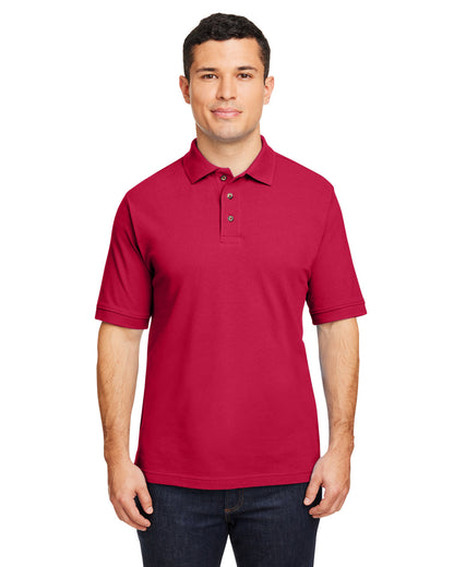 Harriton Men's Short-Sleeve Polo M200 #color_RED