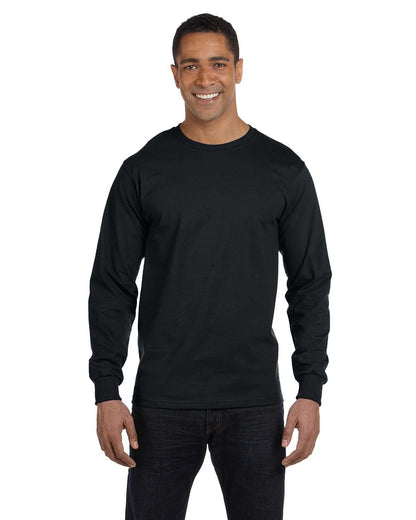 Gildan Adult Long-Sleeve T-Shirt G840 #color_BLACK