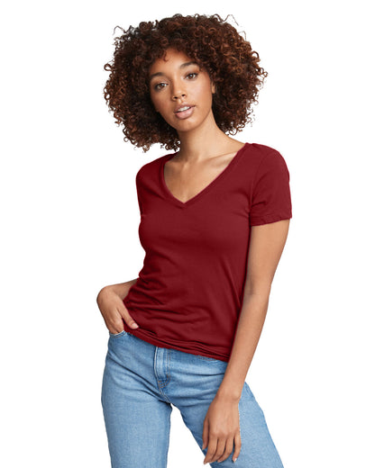 Next Level Apparel Ladies' Ideal V N1540 #color_CARDINAL