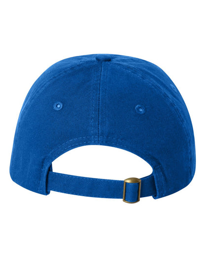 Valucap Small Fit Bio-Washed Dad Hat VC300Y #color_Royal