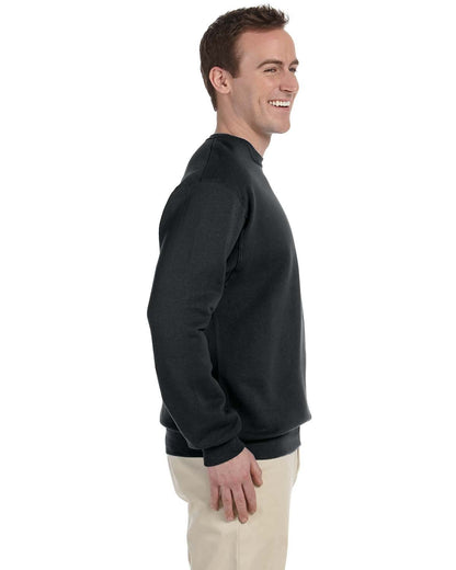 JERZEES Adult NuBlend® Fleece Crew 562 #color_BLACK