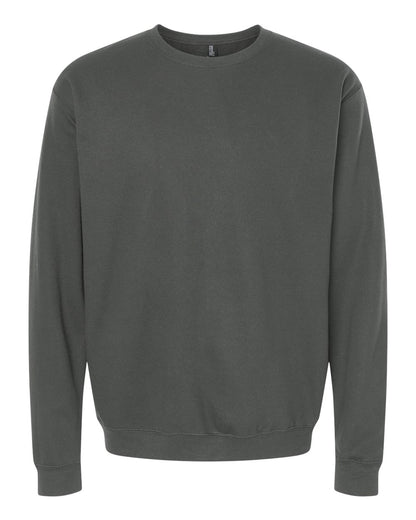 M&O Unisex Crewneck Fleece 3340 #color_Charcoal