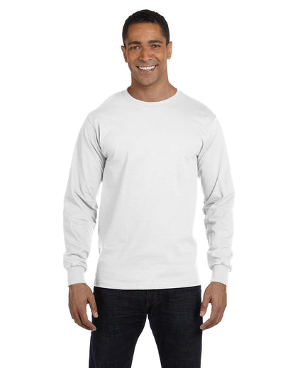 Gildan Adult Long-Sleeve T-Shirt G840 #color_WHITE