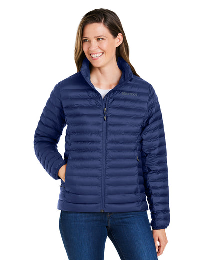 Marmot Ladies' Echo Featherless Jacket M12393 #color_ARCTIC NAVY