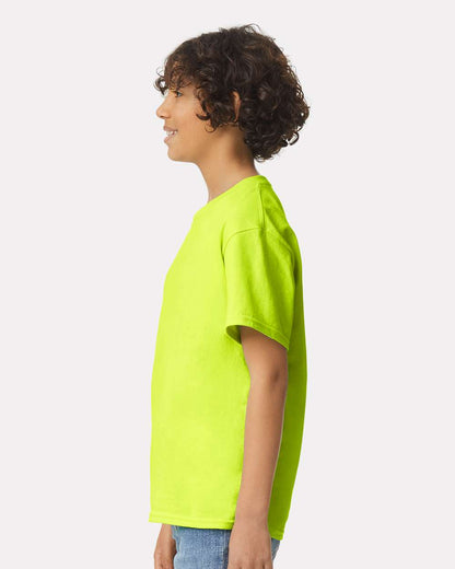 Gildan Ultra Cotton® Youth T-Shirt 2000B #colormdl_Safety Green