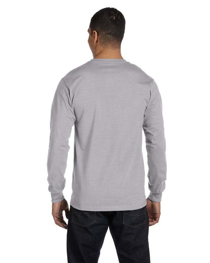 Gildan Adult Long-Sleeve T-Shirt G840 #color_SPORT GREY