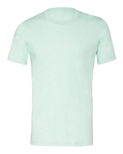 BELLA + CANVAS CVC Jersey Tee 3001CVC #color_Heather Prism Mint