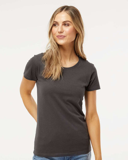 M&O Women's Gold Soft Touch T-Shirt 4810 #colormdl_Charcoal