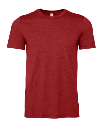 BELLA + CANVAS CVC Jersey Tee 3001CVC #color_Heather Canvas Red