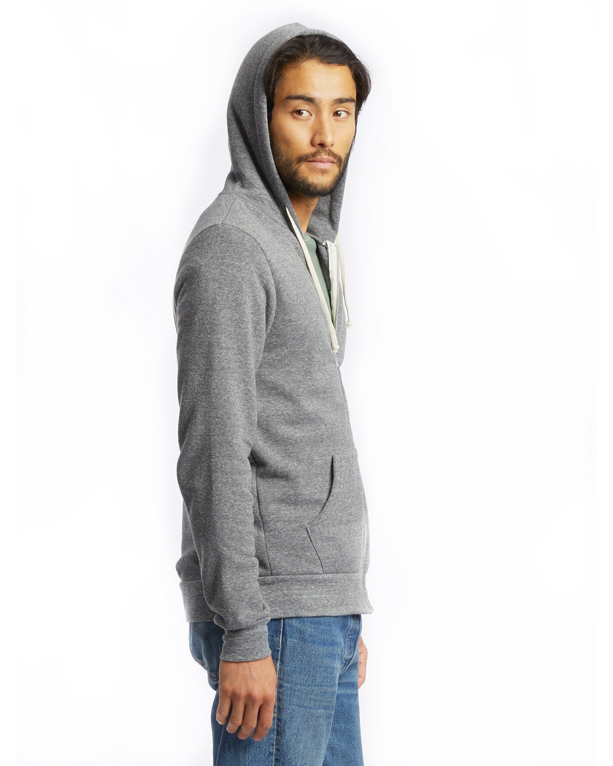 Alternative Unisex Rocky Eco Fleece Zip Hoodie AA9590 Northern Blanks