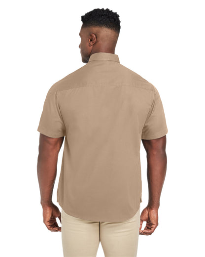 Harriton Men's Advantage IL Short-Sleeve Work Shirt M585 #color_KHAKI