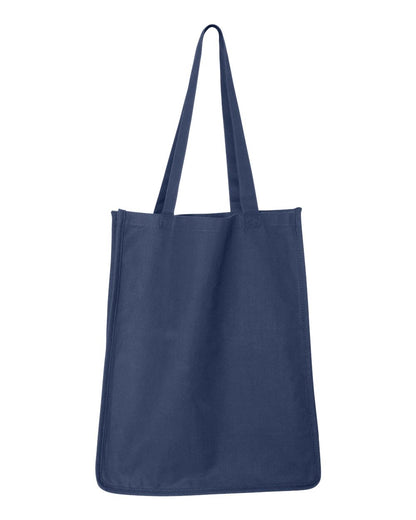 Q-Tees 27L Jumbo Shopping Bag Q125400 #color_Navy