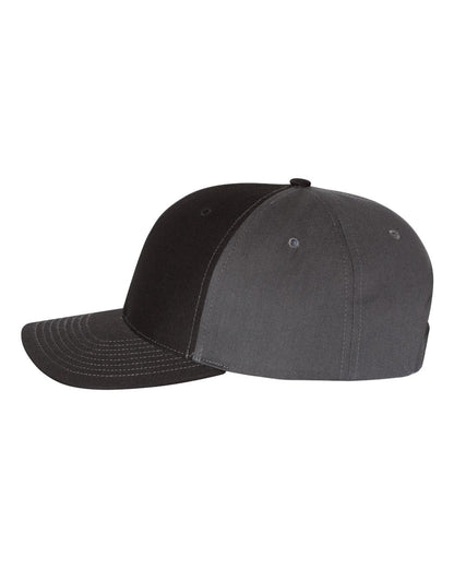 Richardson Twill Back Trucker Cap 312 #color_Black/ Charcoal