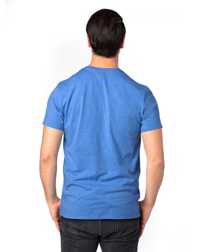 Threadfast Unisex Ultimate CVC T-Shirt 100A #color_ROYAL HEATHER