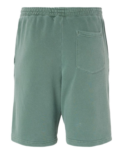 Independent Trading Co. Pigment-Dyed Fleece Shorts PRM50STPD #color_Pigment Alpine Green