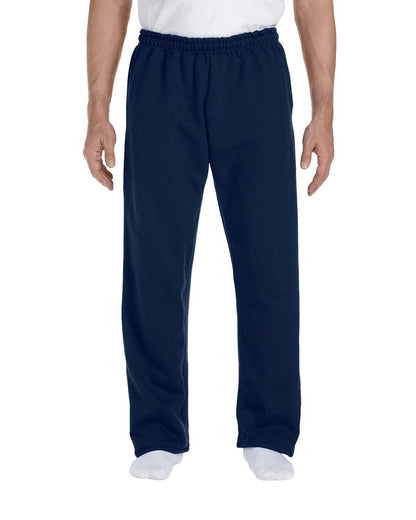 Gildan Adult DryBlend® Open-Bottom Sweatpant G123 #color_NAVY