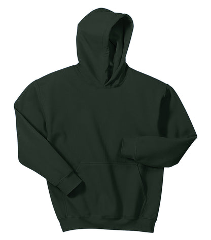 Gildan HEAVYBLEND HOOD YTH SWEATSHIRT 185B #color_Forest Green