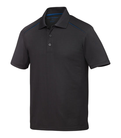 Coal Harbour Snag Resist Co Inset Polo S4002 #color_Black/Royal