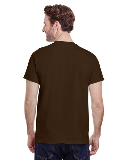 Gildan Adult Heavy Cotton™ T-Shirt G500 #color_DARK CHOCOLATE