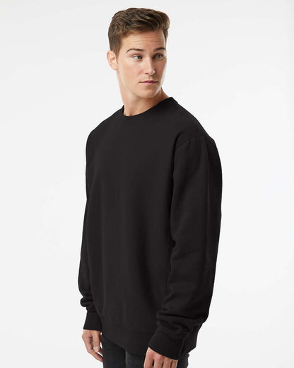 Independent Trading Co. Legend - Premium Heavyweight Cross-Grain Crewneck Sweatshirt IND5000C #colormdl_Black